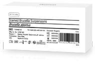 Stained Brucella Suspensions