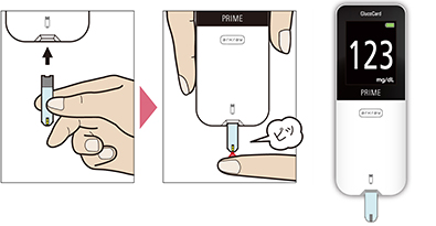 グルコカード プライム_シンプルな操作