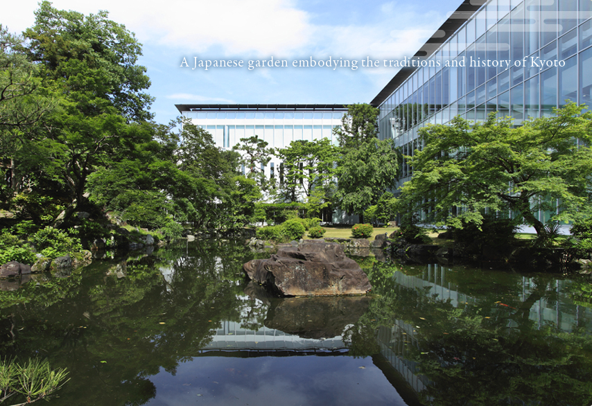 A Japanese garden embodying the traditions and history of Kyoto